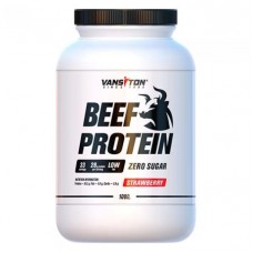 Протеин говяжий Beef Protein 1000 г со вкусом клубники ТМ Ванситон / Vansiton